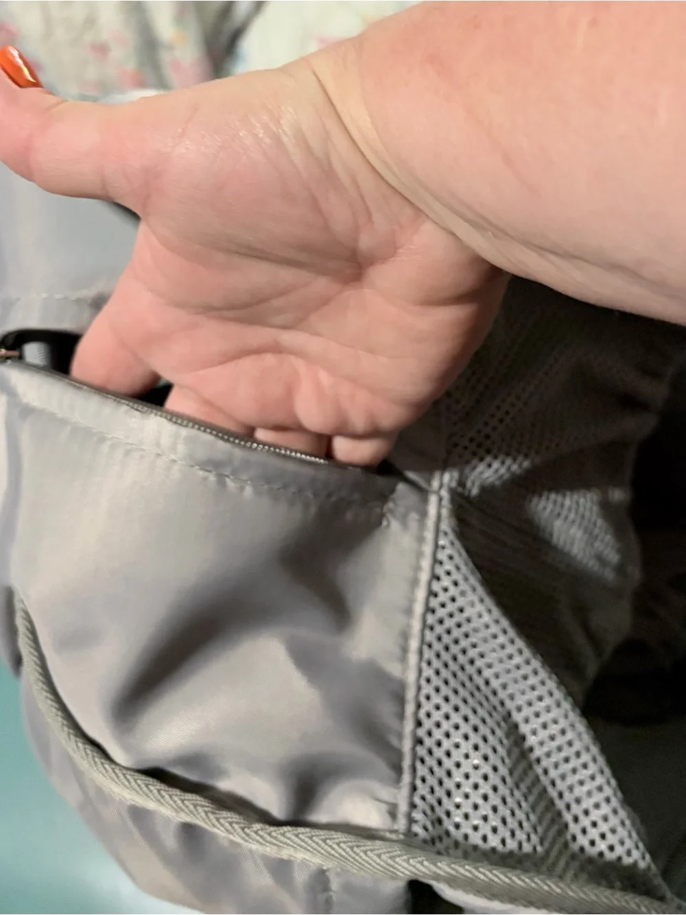 Pet Sling Bag in light grey - NEW